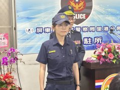 正妹硕士所长台风前上任！屏县九如分驻所首位女所长还当过护理师