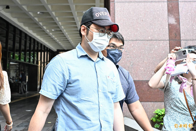 新北市议长蒋根煌之子蒋欣璋涉抹黑案。(记者陈志曲摄) 新北市议长蒋根煌之子蒋欣璋涉抹黑案。(记者陈志曲摄)