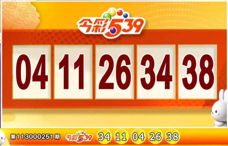 今彩539、39乐合彩开奖号码。(撷取自三立iNEWS《全民i彩券》) 今彩539、39乐合彩开奖号码。(撷取自三立iNEWS《全民i彩券》)