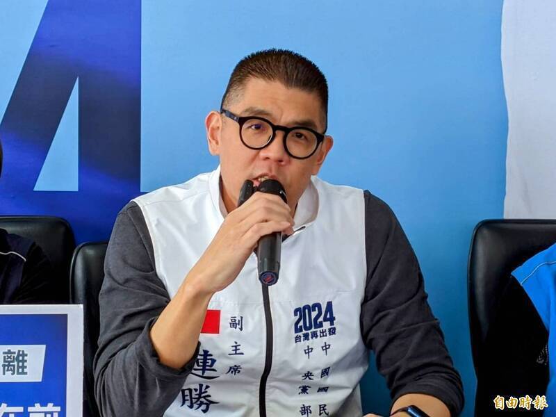 国民党副主席连胜文。(资料照) 国民党副主席连胜文。(资料照)