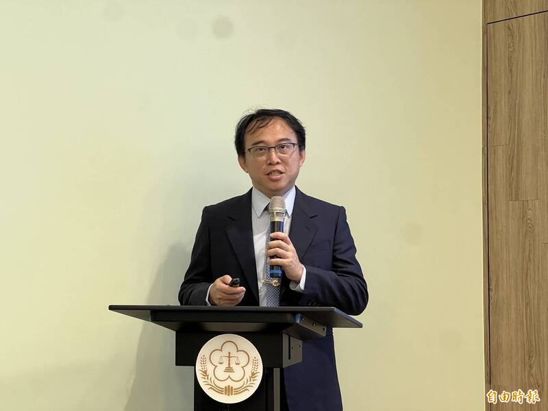 高检署检察官黄冠运。(记者陈彩玲摄) 高检署检察官黄冠运。(记者陈彩玲摄)