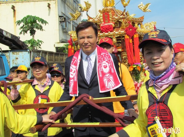 林瑞阳在中国的事业做得有声有色,他感谢妈祖保祐。(记者欧素美摄) 林瑞阳在中国的事业做得有声有色,他感谢妈祖保祐。(记者欧素美摄)