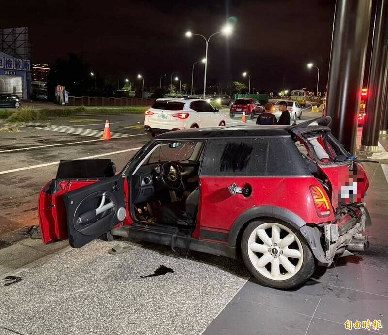 涉嫌肇事的MINI Cooper轿车。(资料照) 涉嫌肇事的MINI Cooper轿车。(资料照)